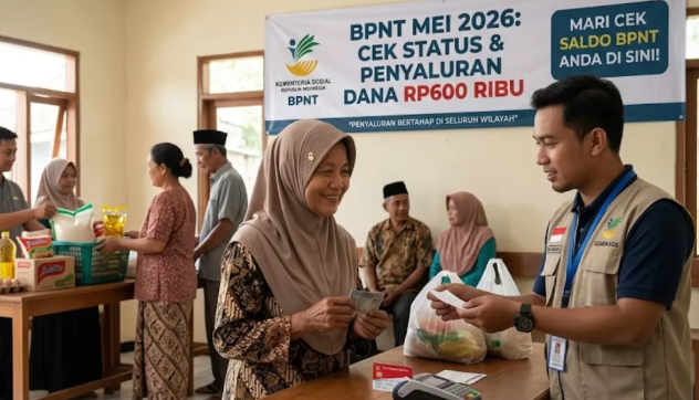 Cara Cek Penerima BPNT Mei 2026 Rp600 Ribu, Bisa Lewat HP?