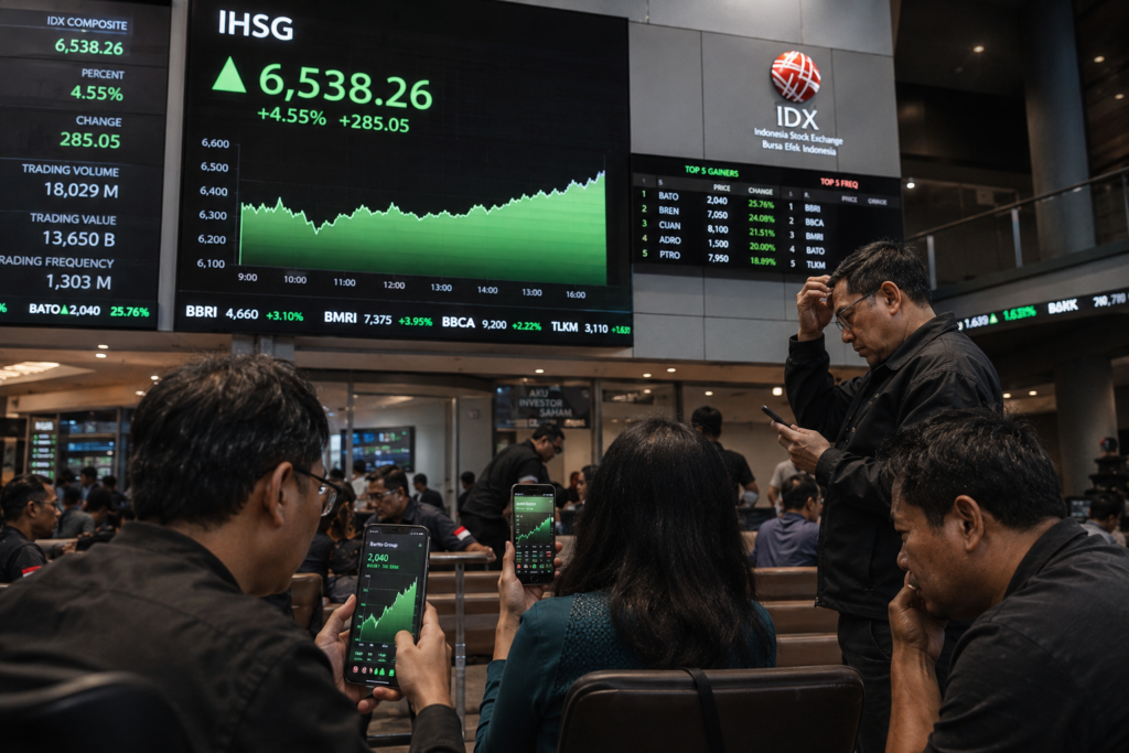 IHSG Rebound ke 6.257 Pagi Ini, Saham Prajogo Pangestu Meledak Usai Ambruk Sepekan